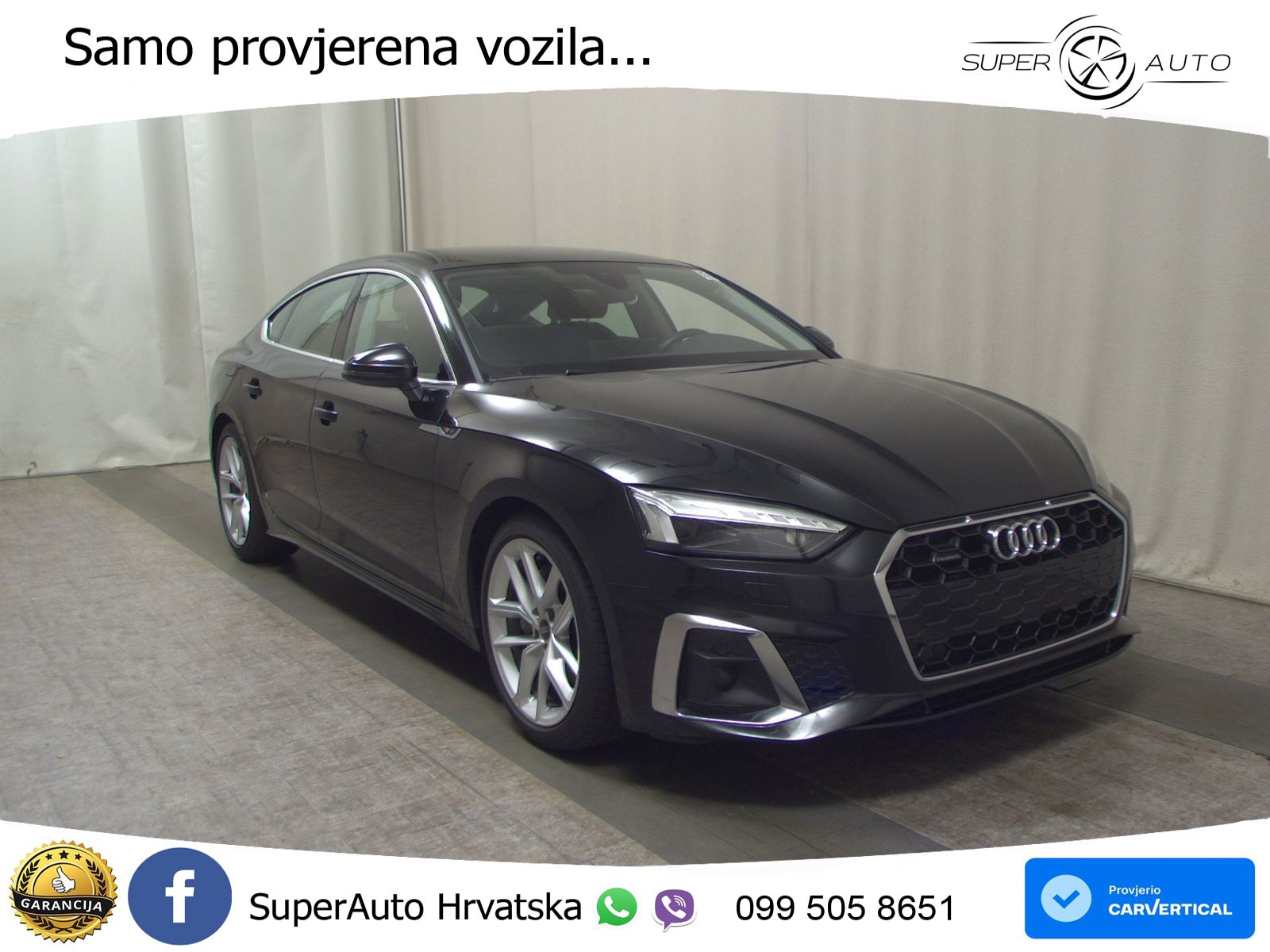 Audi A5 Sportback 40 TDI (204 KS) quattro S tronic S line MATRIX+GR SJED+KAM
