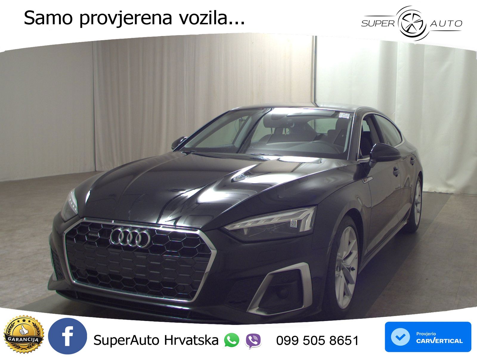 Audi A5 Sportback 40 TDI (204 KS) quattro S tronic S line MATRIX+GR SJED+KAM