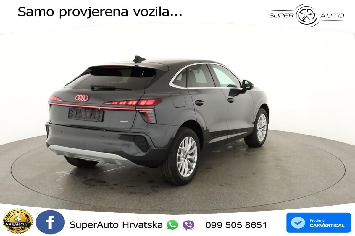 Audi Q3 Sportback 2.0 TFSI (204 KS) quattro S tronic LED+GR SJED+ACC