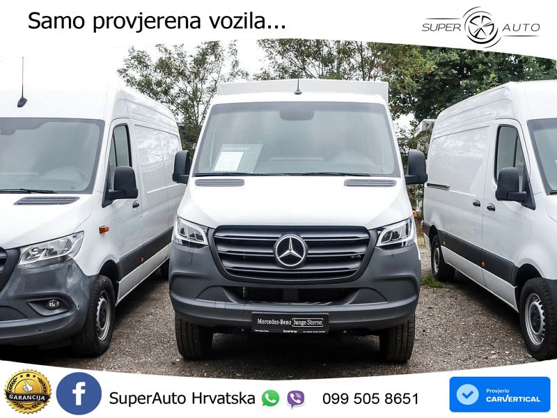 Mercedes-Benz Sprinter 319 PRITSCHE DOKA ALLRAD LED KLIMA AHK 190 KS