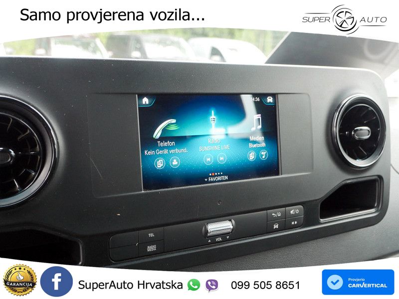 Mercedes-Benz Sprinter 319 PRITSCHE DOKA ALLRAD LED KLIMA AHK 190 KS