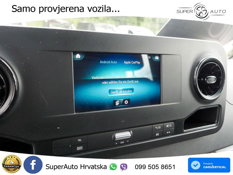 Mercedes-Benz Sprinter 319 PRITSCHE DOKA ALLRAD LED KLIMA AHK 190 KS