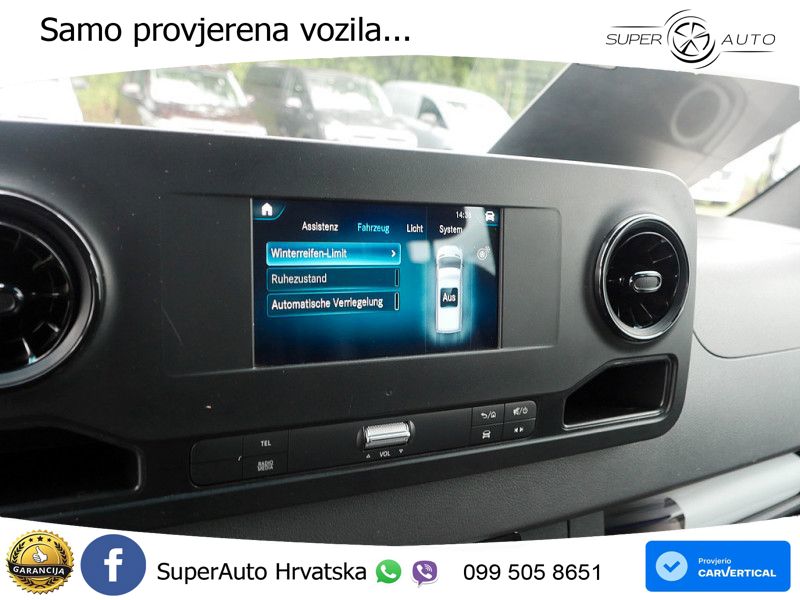Mercedes-Benz Sprinter 319 PRITSCHE DOKA ALLRAD LED KLIMA AHK 190 KS