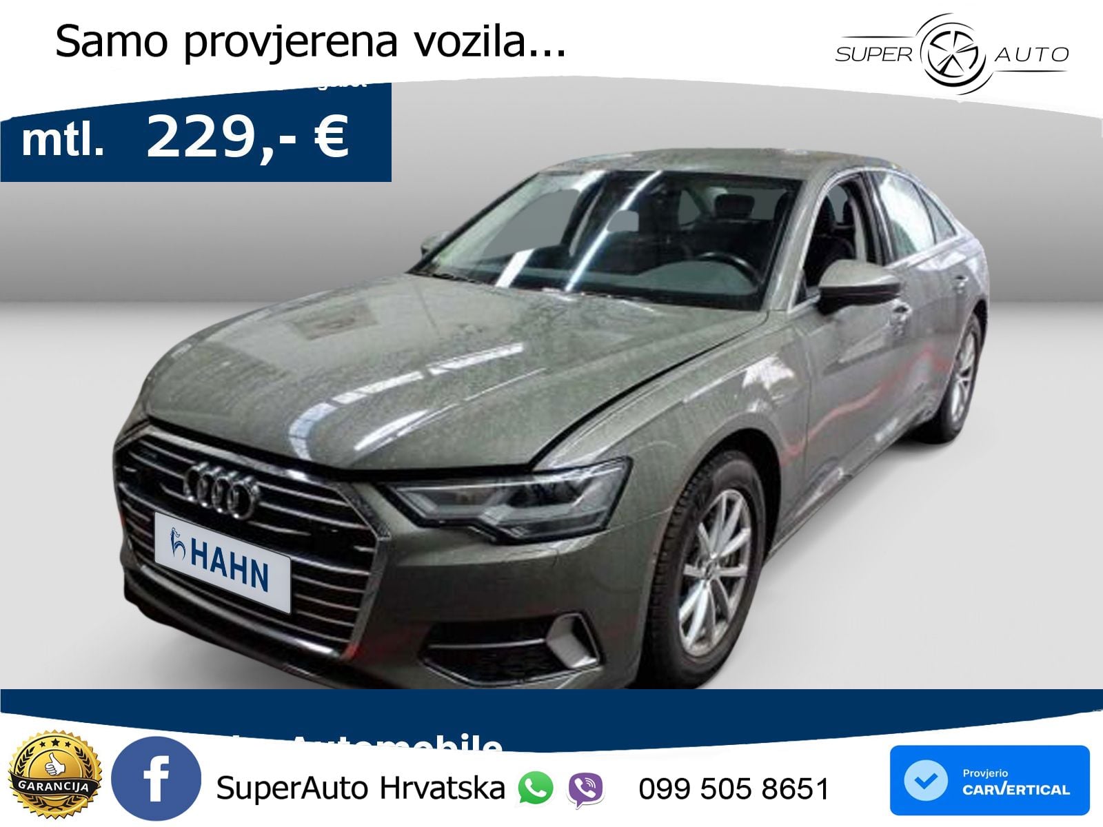 Audi A6 40 TDI (204 KS) quattro ultra S tronic advanced LED+GR SJED+ACC