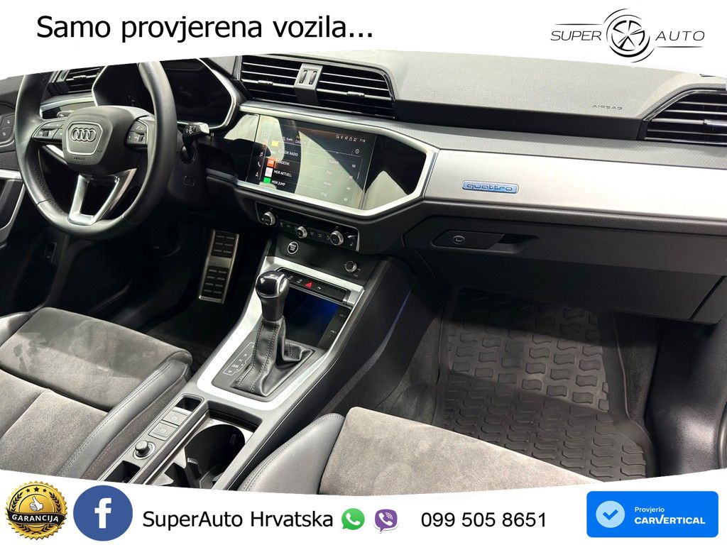 Audi Q3 40 TFSI (190 KS) quattro S tronic S line LED+GR SJED+ACC