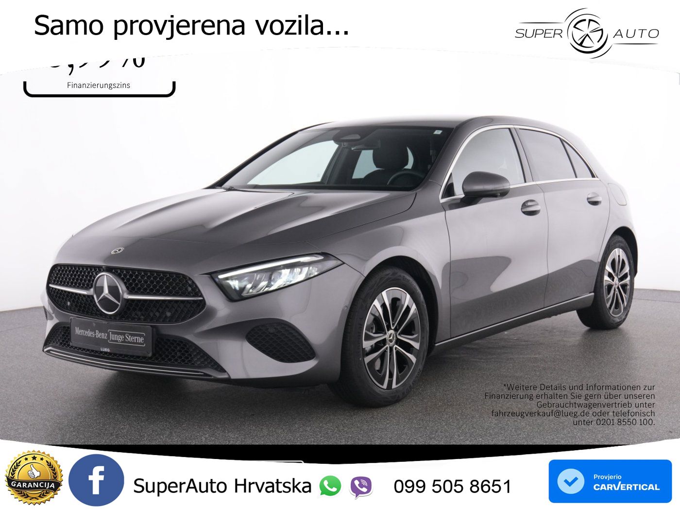 Mercedes-Benz A 200 7G-DCT LED+GR SJED+ACC