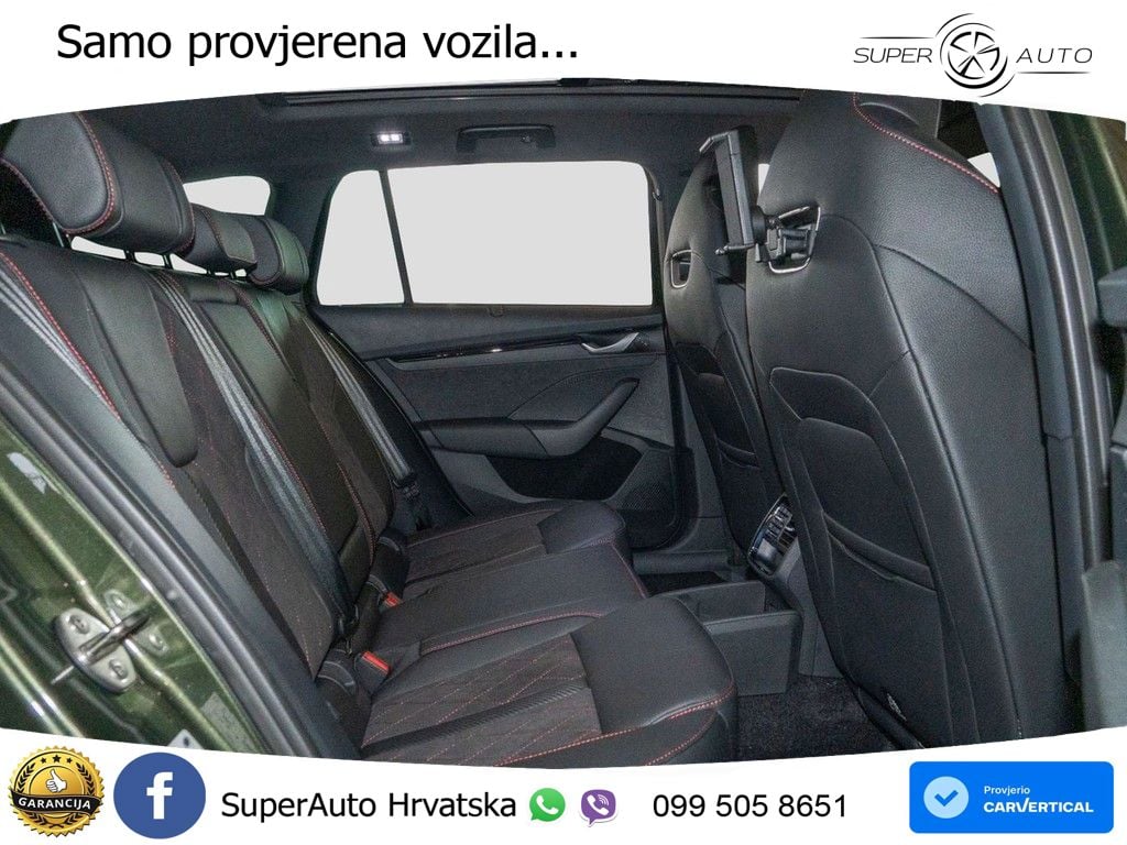 Škoda Octavia Combi RS 2.0 TSI (265 KS) DSG LED+GR SJED+ACC