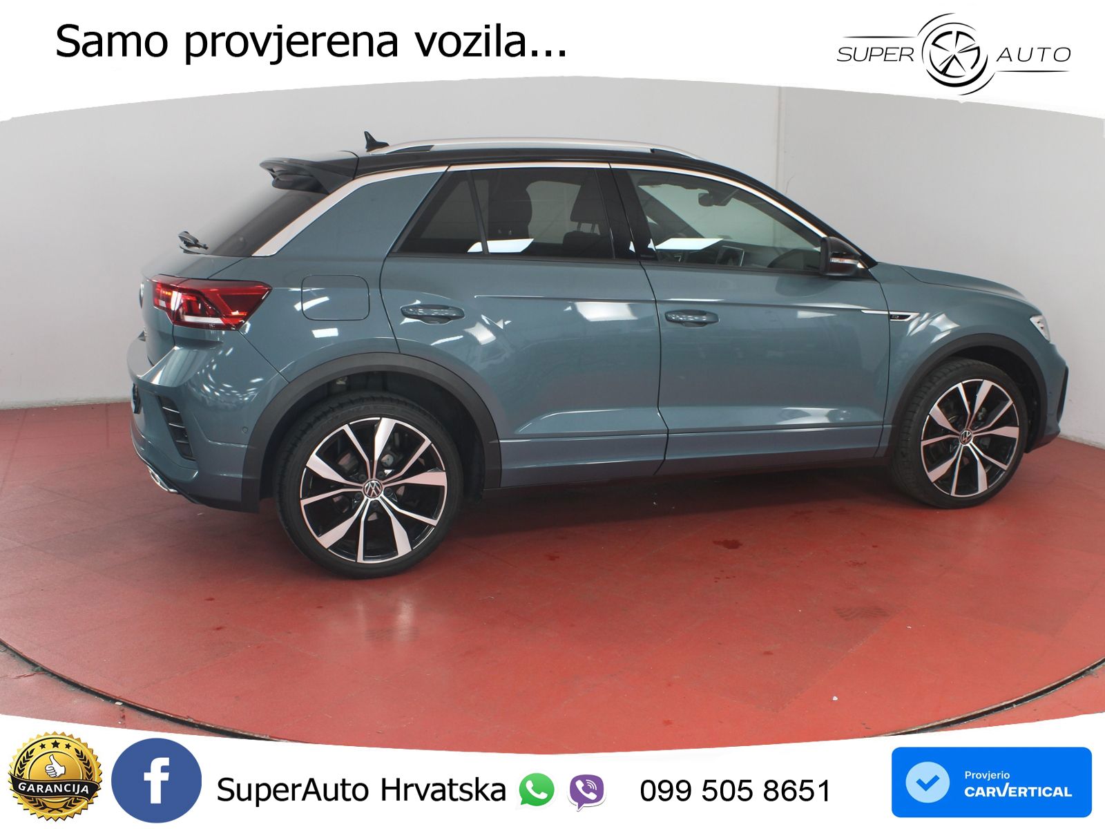 Volkswagen T-Roc 1.5 TSI (150 KS) DSG R-Line LED+GR SJED+ACC