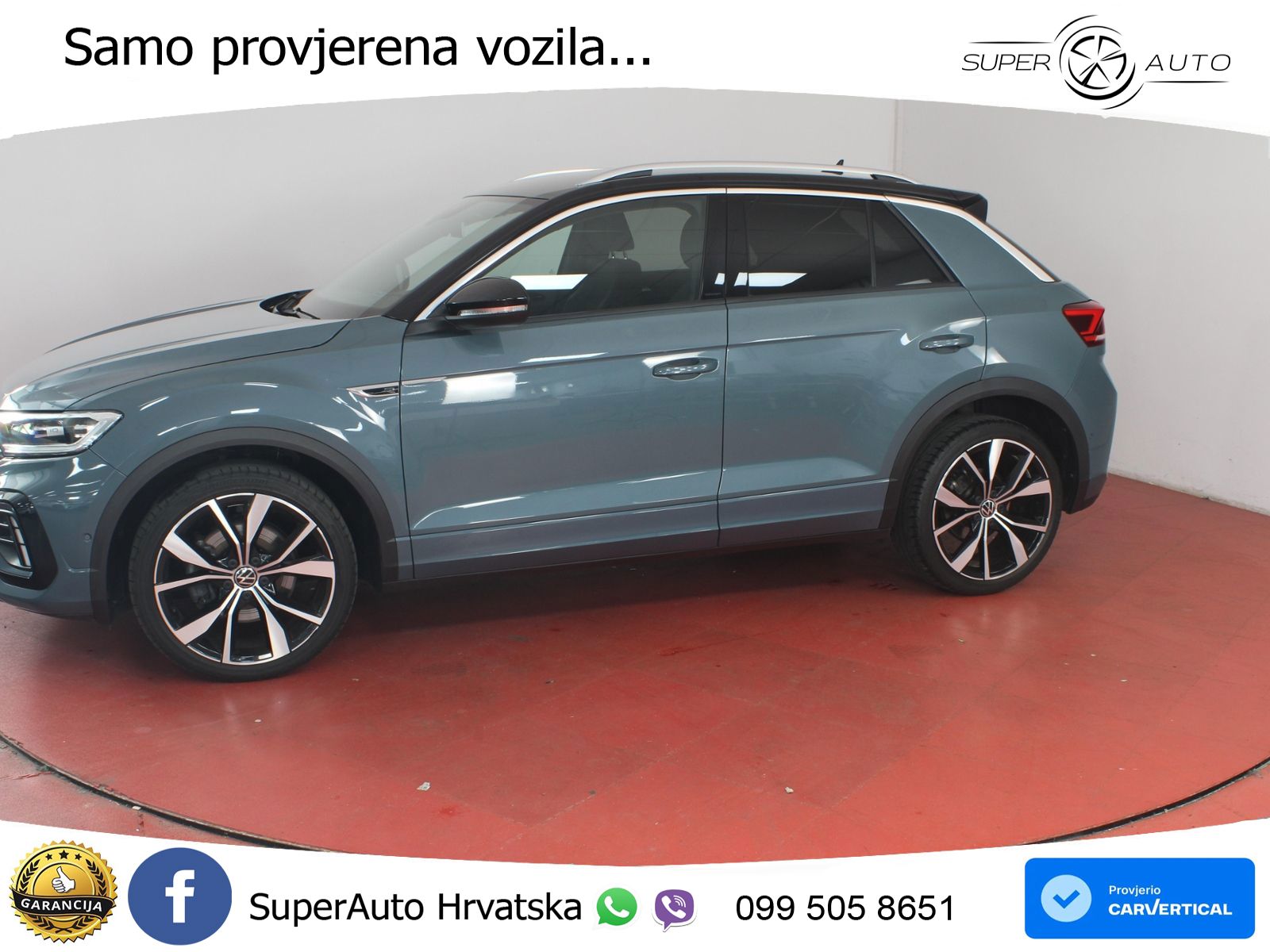 Volkswagen T-Roc 1.5 TSI (150 KS) DSG R-Line LED+GR SJED+ACC