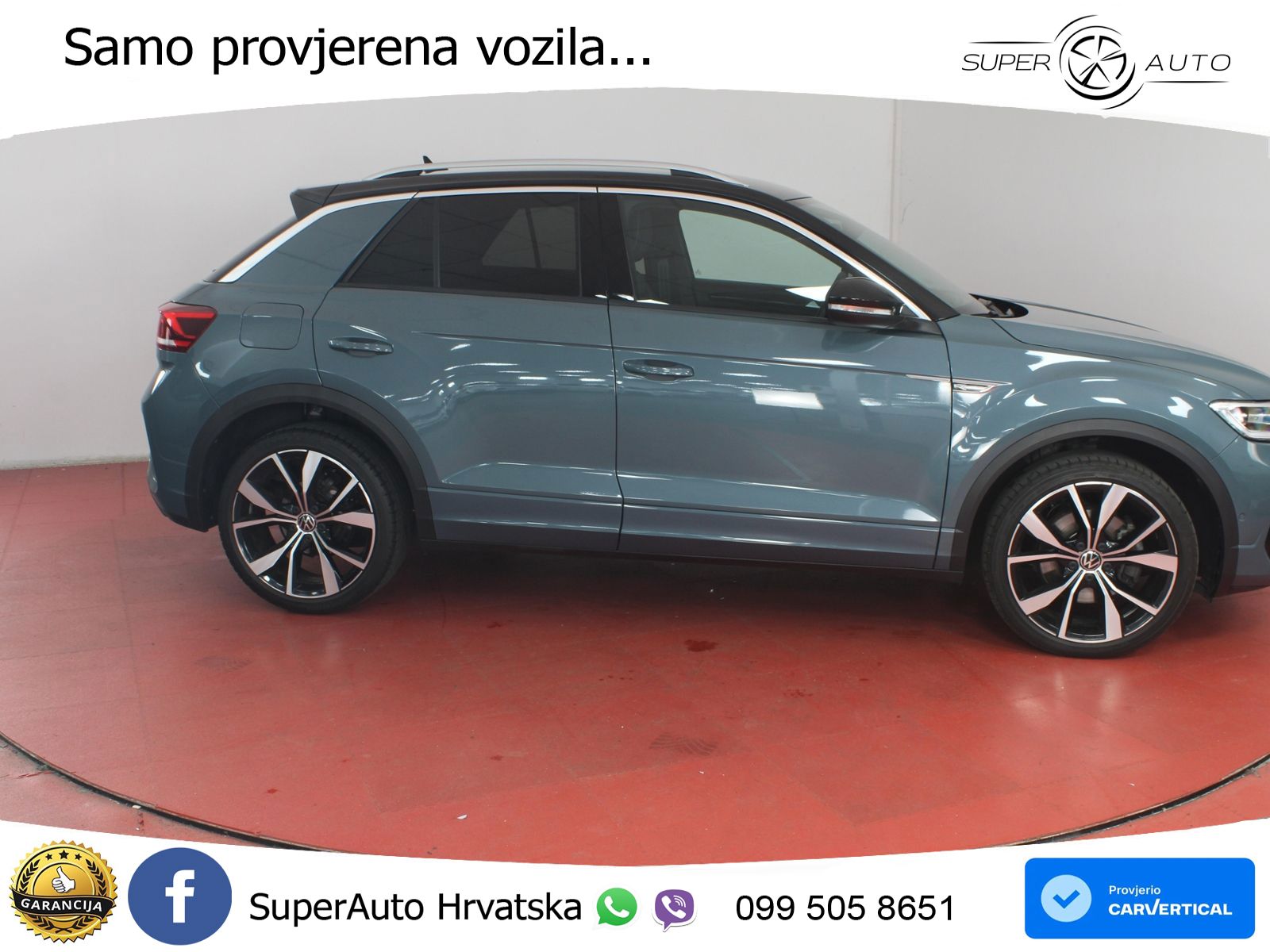 Volkswagen T-Roc 1.5 TSI (150 KS) DSG R-Line LED+GR SJED+ACC