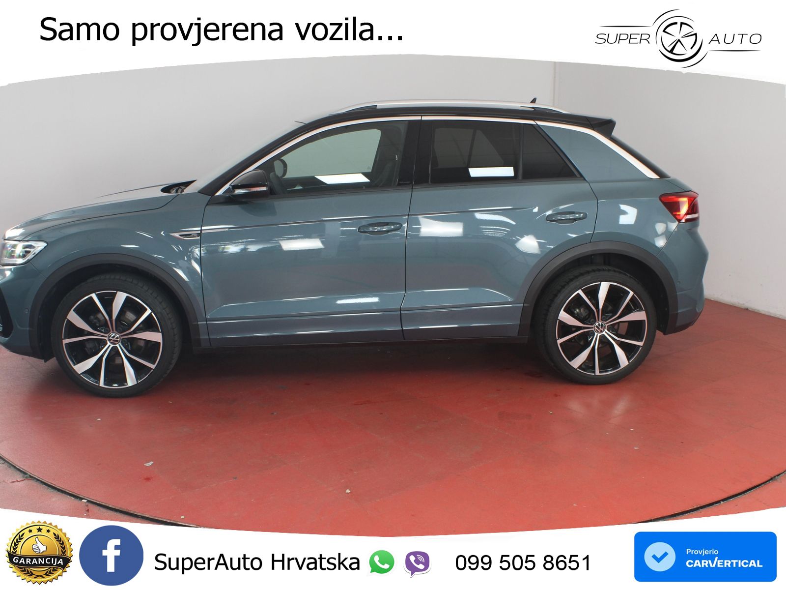 Volkswagen T-Roc 1.5 TSI (150 KS) DSG R-Line LED+GR SJED+ACC