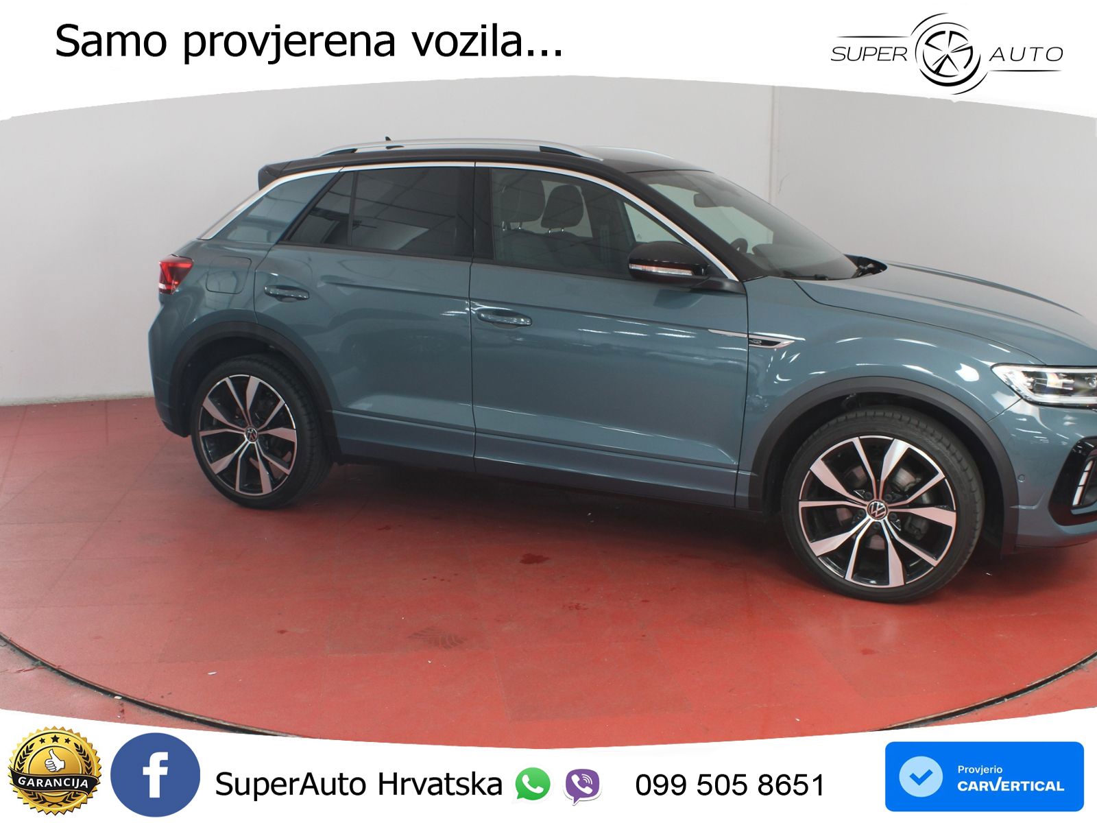 Volkswagen T-Roc 1.5 TSI (150 KS) DSG R-Line LED+GR SJED+ACC