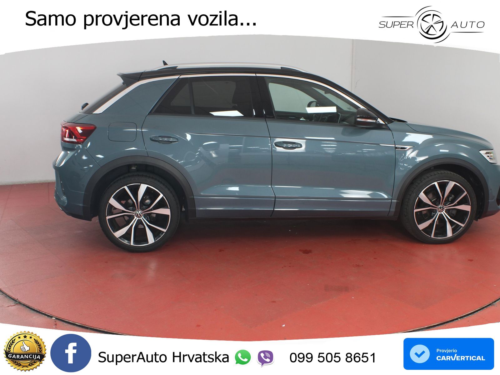 Volkswagen T-Roc 1.5 TSI (150 KS) DSG R-Line LED+GR SJED+ACC