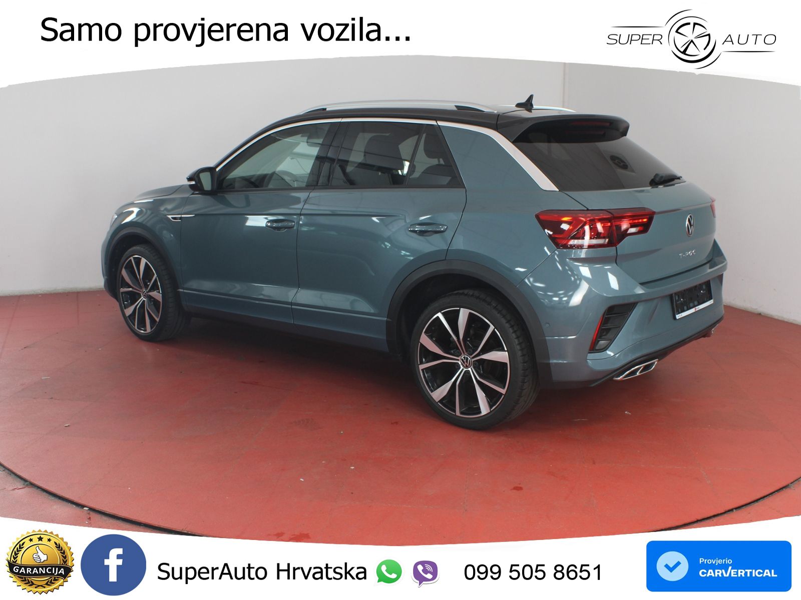 Volkswagen T-Roc 1.5 TSI (150 KS) DSG R-Line LED+GR SJED+ACC