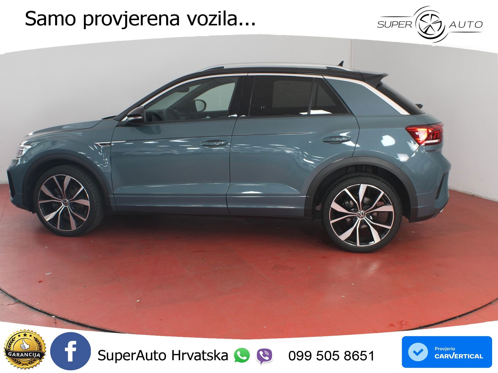 Volkswagen T-Roc 1.5 TSI (150 KS) DSG R-Line LED+GR SJED+ACC