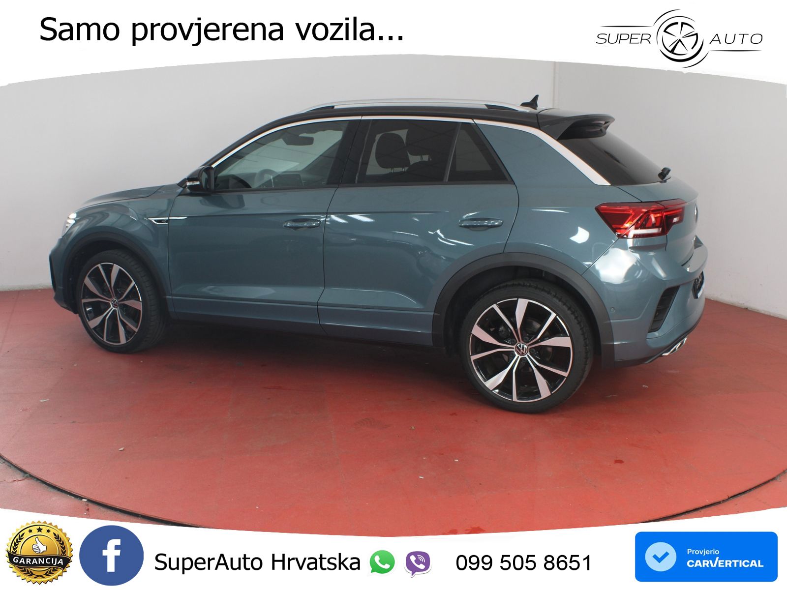 Volkswagen T-Roc 1.5 TSI (150 KS) DSG R-Line LED+GR SJED+ACC