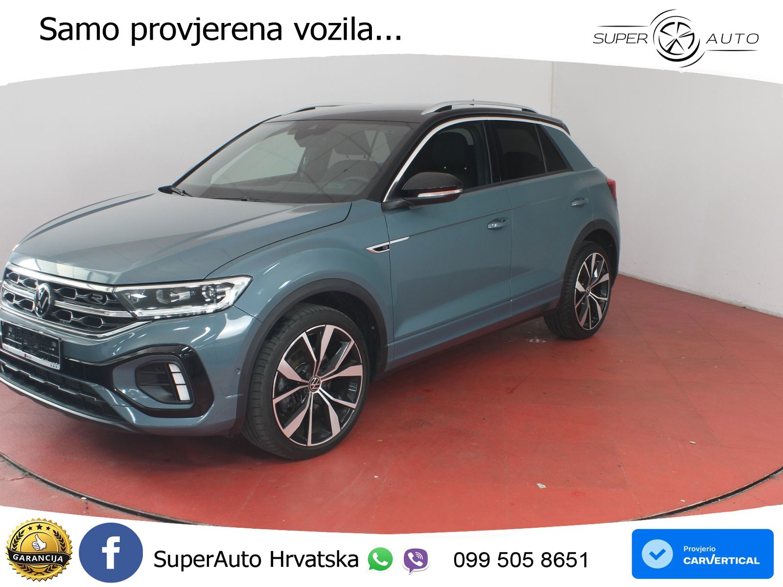 Volkswagen T-Roc 1.5 TSI (150 KS) DSG R-Line LED+GR SJED+ACC