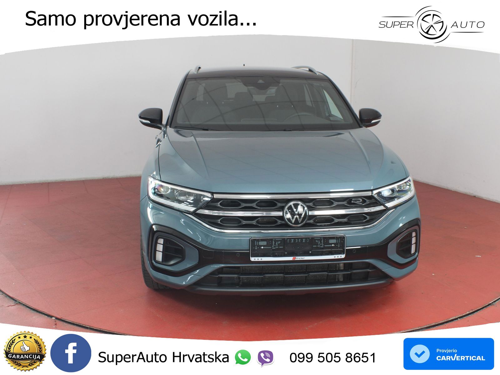 Volkswagen T-Roc 1.5 TSI (150 KS) DSG R-Line LED+GR SJED+ACC