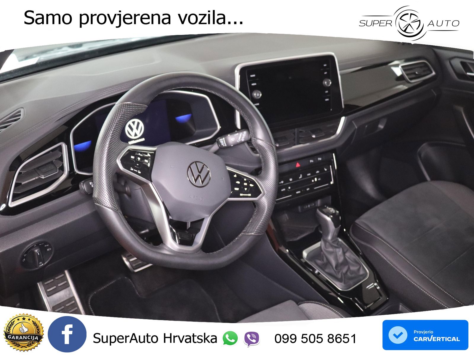 Volkswagen T-Roc 1.5 TSI (150 KS) DSG R-Line LED+GR SJED+ACC