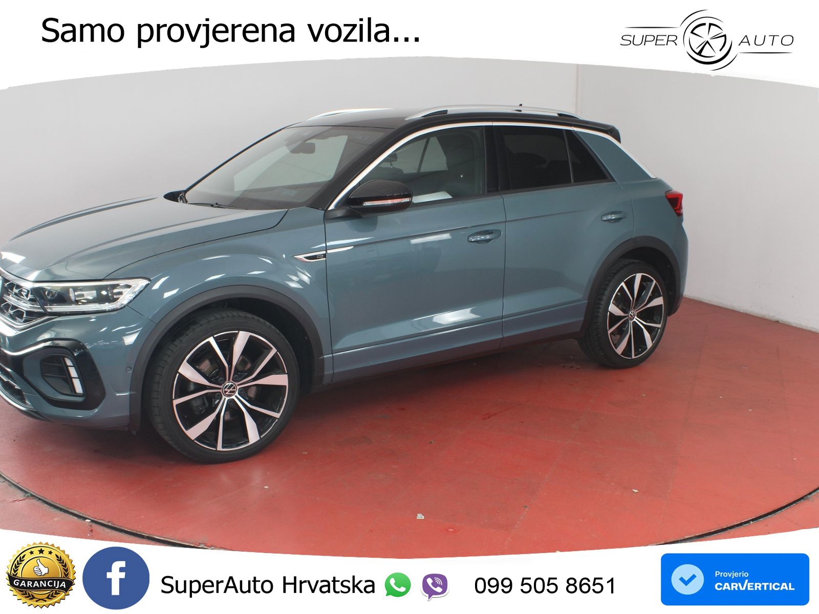 Volkswagen T-Roc 1.5 TSI (150 KS) DSG R-Line LED+GR SJED+ACC