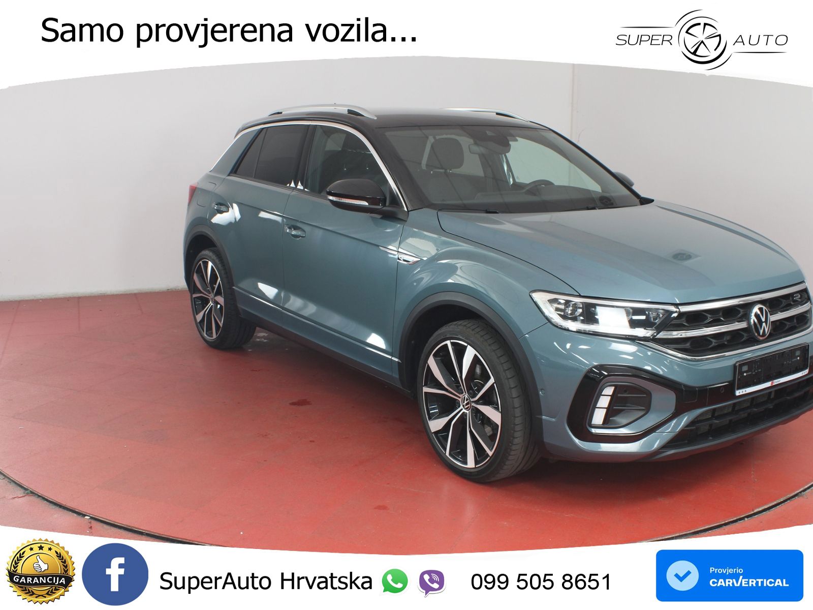 Volkswagen T-Roc 1.5 TSI (150 KS) DSG R-Line LED+GR SJED+ACC