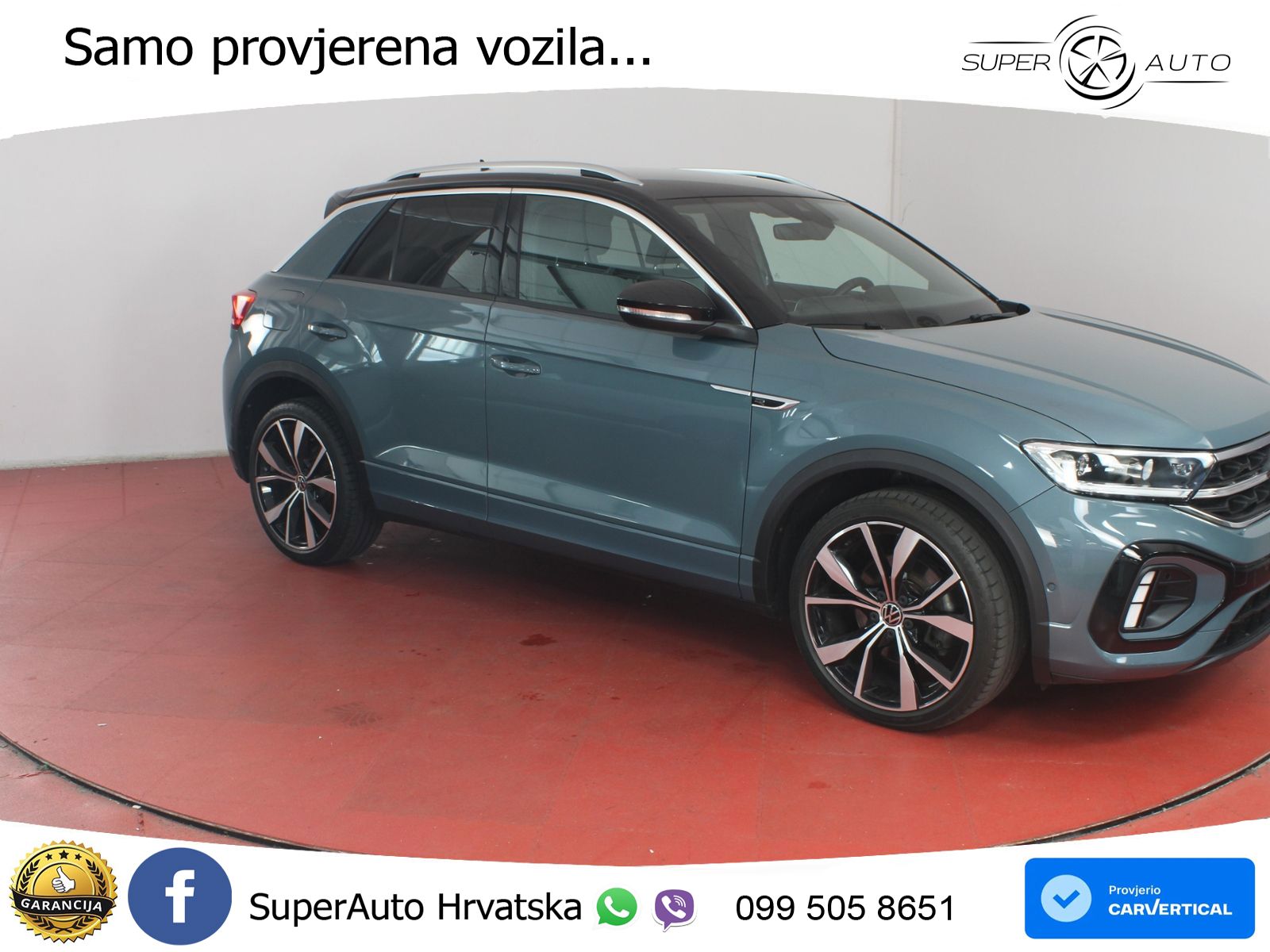 Volkswagen T-Roc 1.5 TSI (150 KS) DSG R-Line LED+GR SJED+ACC