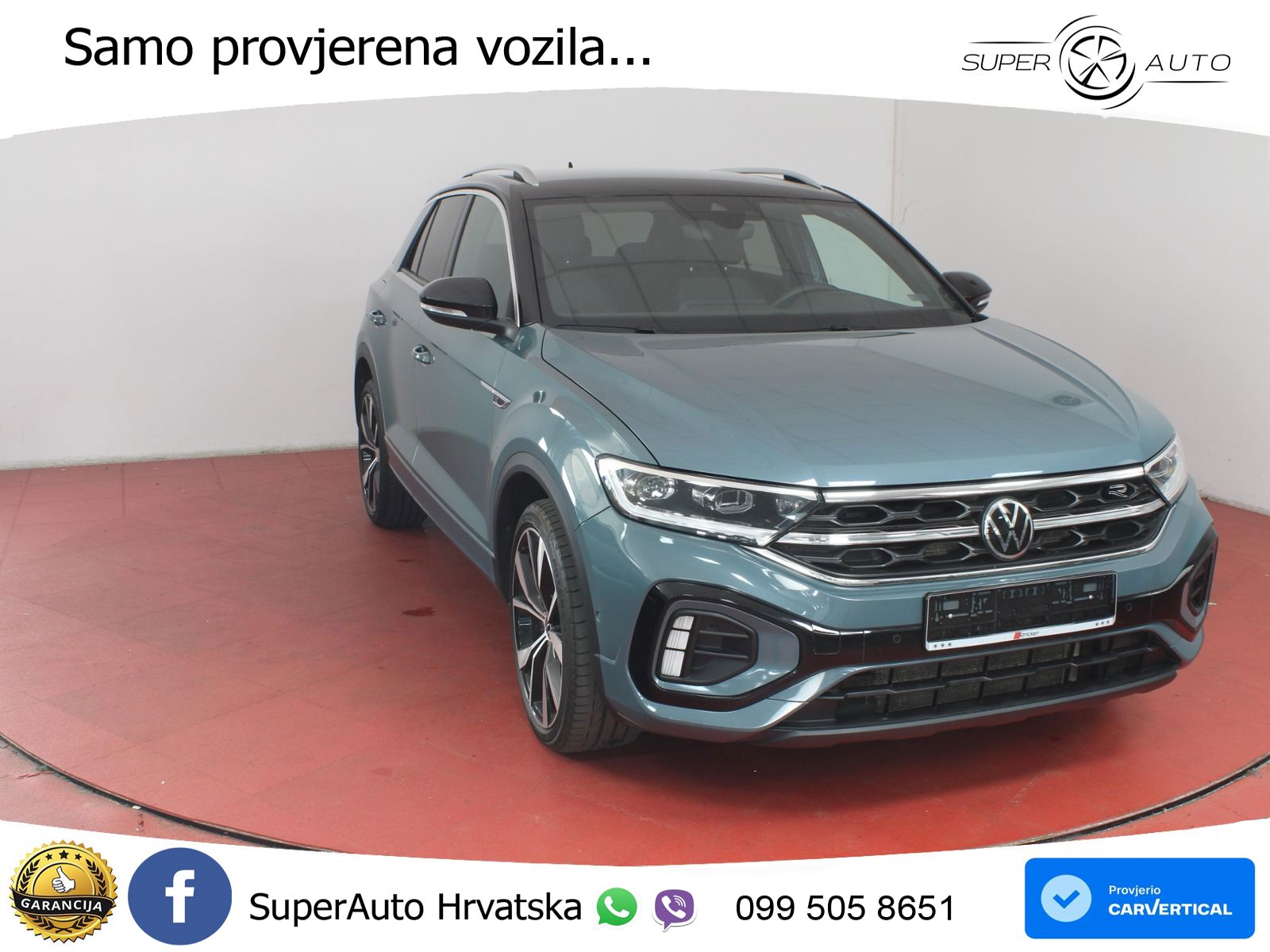 Volkswagen T-Roc 1.5 TSI (150 KS) DSG R-Line LED+GR SJED+ACC