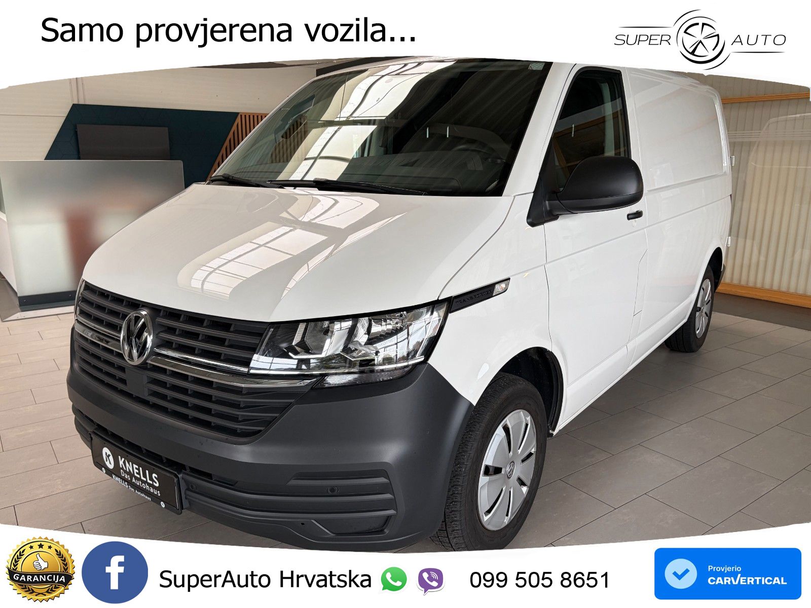 Volkswagen T6.1 Transporter 2.0TDI Kasten FWD/APP/DAB/KLIMA 150 KS