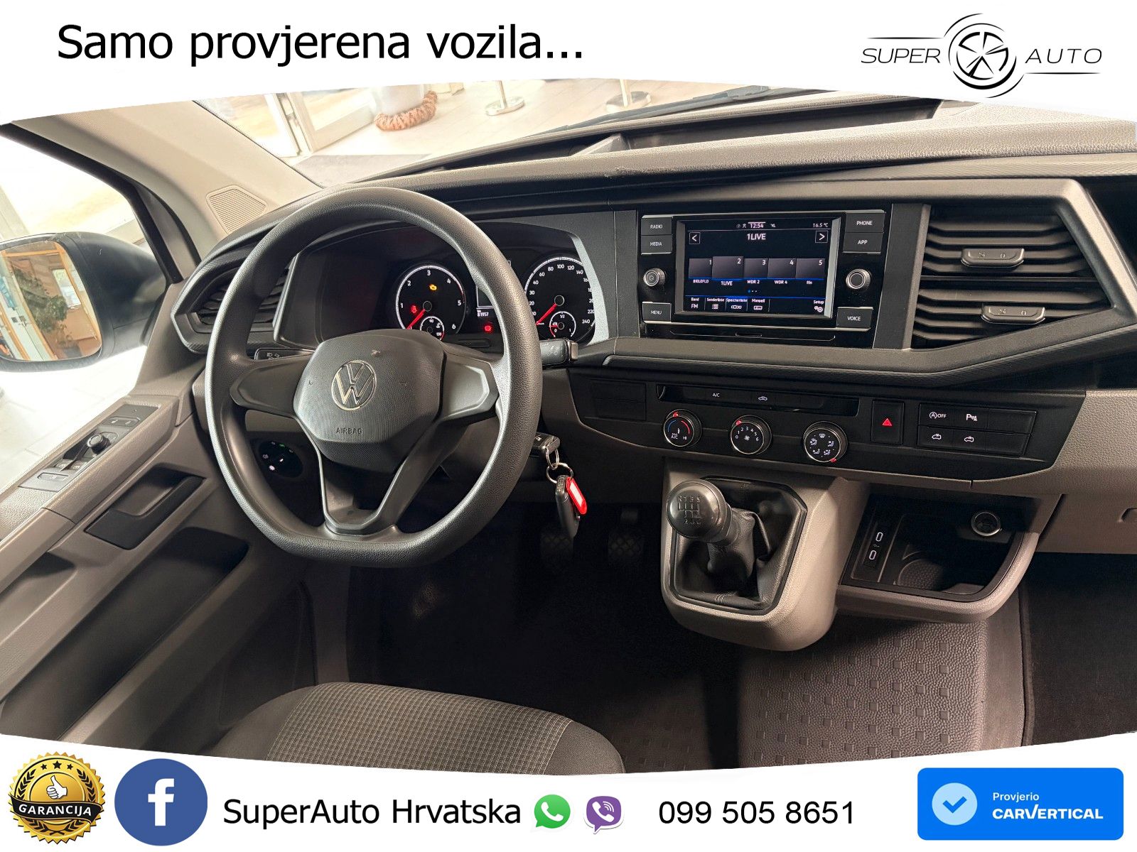 Volkswagen T6.1 Transporter 2.0TDI Kasten FWD/APP/DAB/KLIMA 150 KS