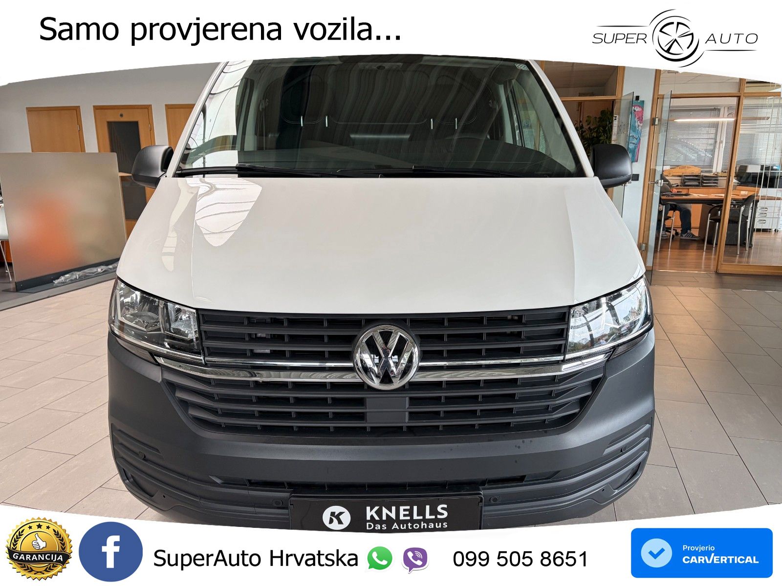 Volkswagen T6.1 Transporter 2.0TDI Kasten FWD/APP/DAB/KLIMA 150 KS