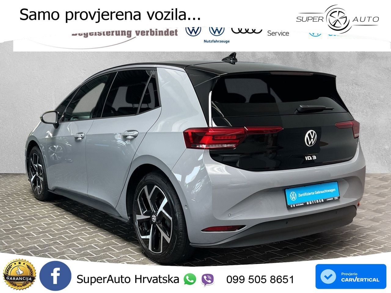 Volkswagen ID.3 Pro 62 kWh (204 KS) LED+GR SJED+ACC