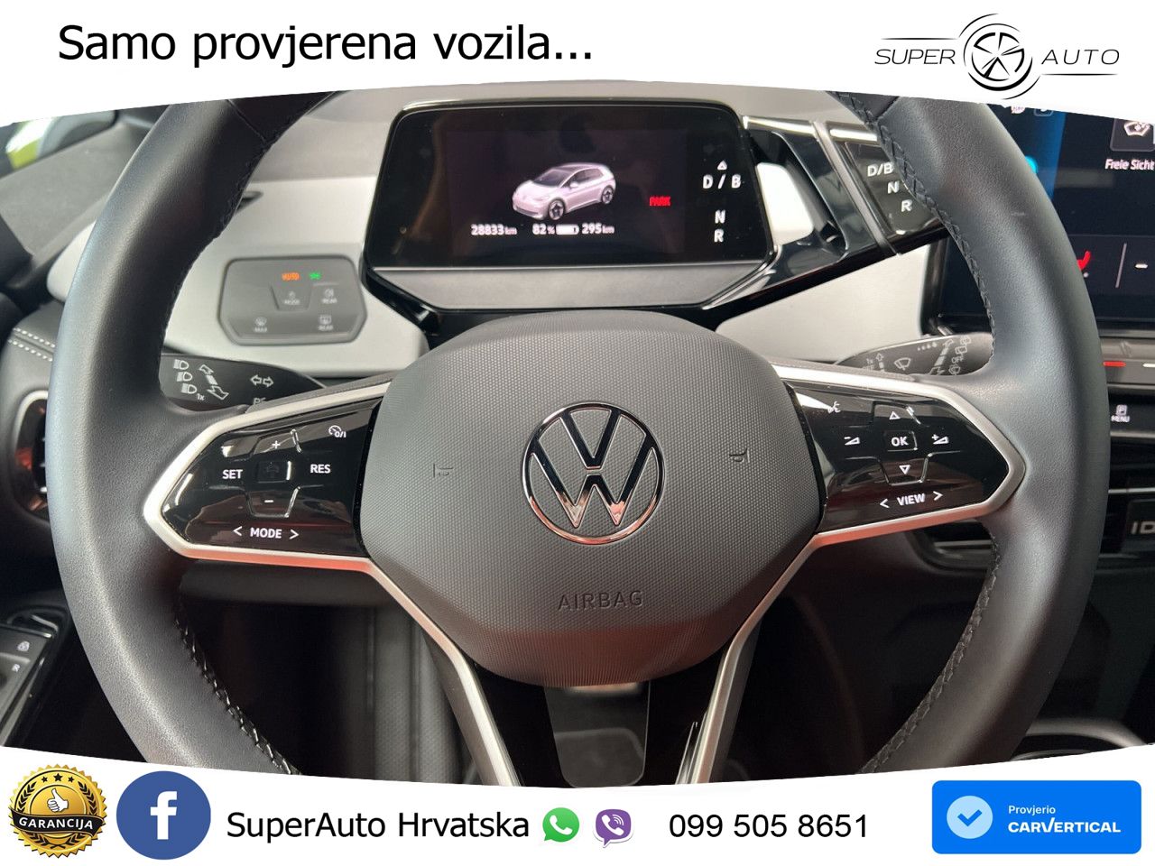 Volkswagen ID.3 Pro 62 kWh (204 KS) LED+GR SJED+ACC