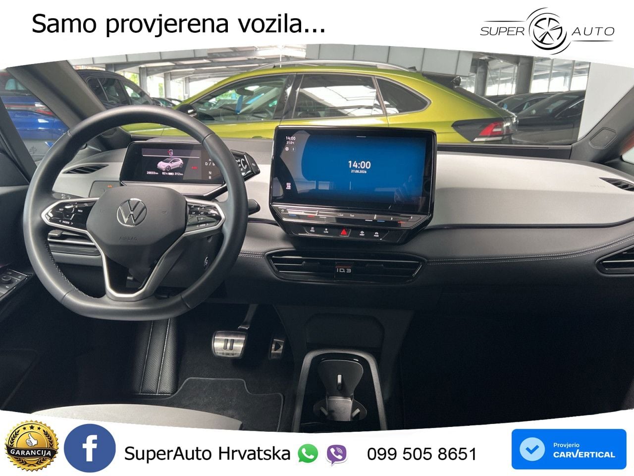 Volkswagen ID.3 Pro 62 kWh (204 KS) LED+GR SJED+ACC
