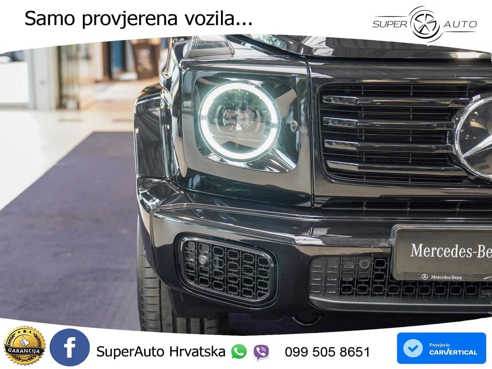 Mercedes G 450d Long (367 KS) 4MATIC 9G-TRONIC Exclusive LED+ACC