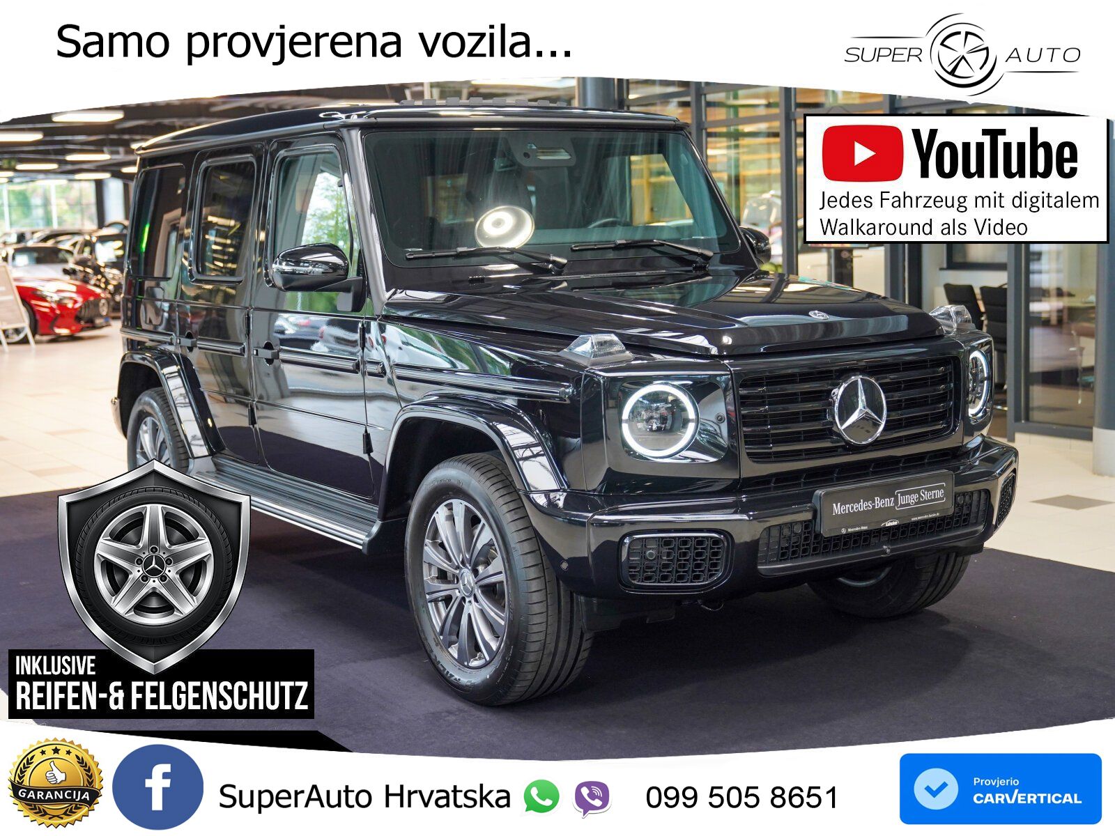 Mercedes G 450d Long (367 KS) 4MATIC 9G-TRONIC Exclusive LED+ACC