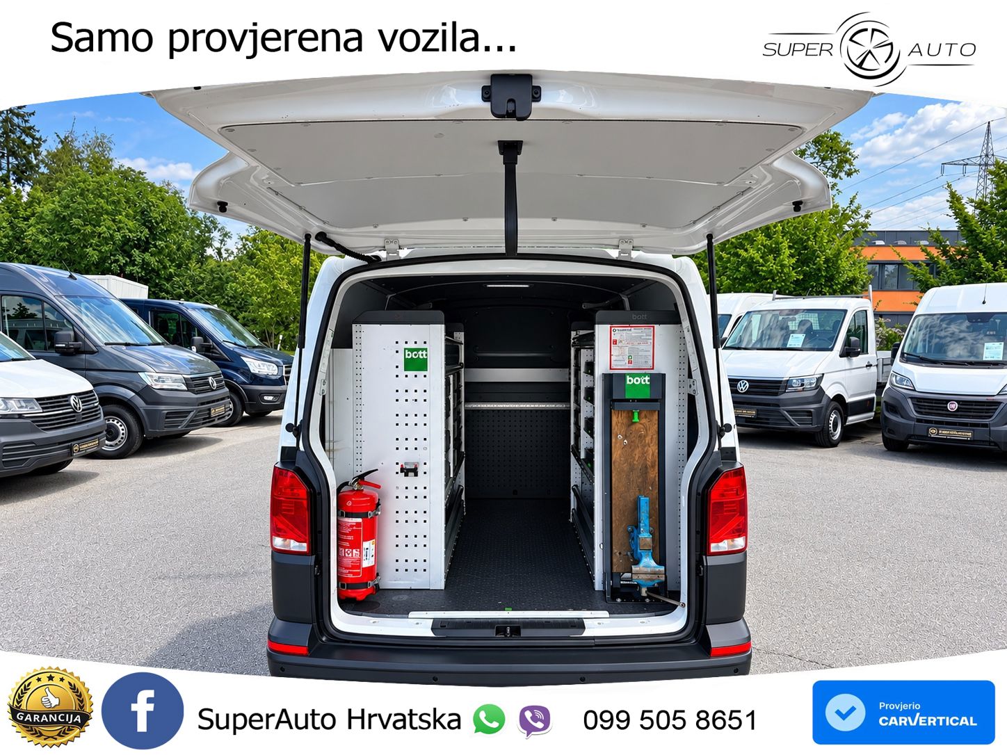 Volkswagen T6.1 Transporter LANG KLIMA SHZ BOTT SCHRANK STH 110 KS
