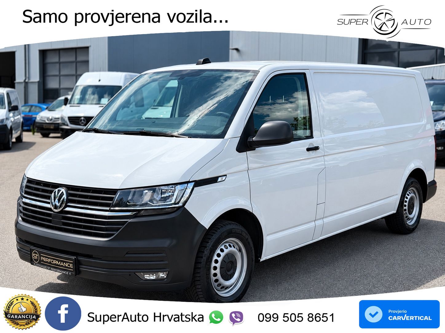 Volkswagen T6.1 Transporter LANG KLIMA SHZ BOTT SCHRANK STH 110 KS