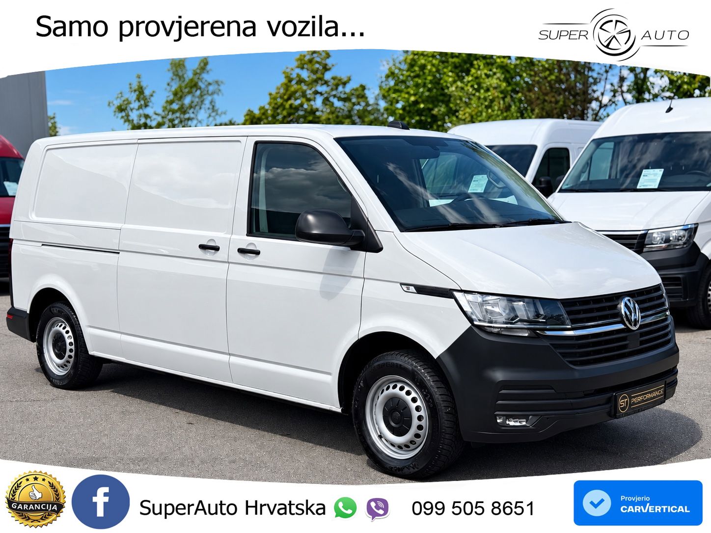 Volkswagen T6.1 Transporter LANG KLIMA SHZ BOTT SCHRANK STH 110 KS