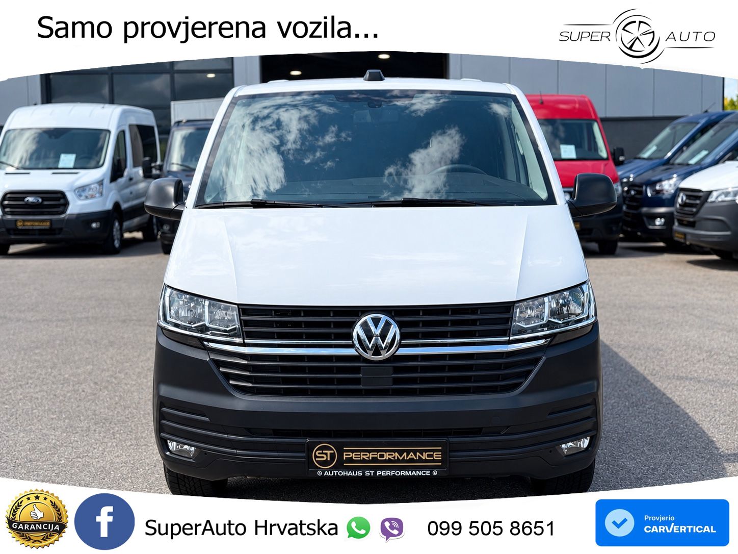 Volkswagen T6.1 Transporter LANG KLIMA SHZ BOTT SCHRANK STH 110 KS