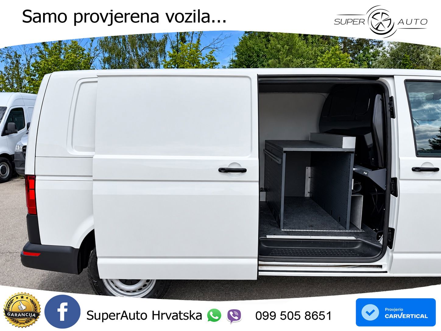 Volkswagen T6.1 Transporter LANG KLIMA SHZ BOTT SCHRANK STH 110 KS