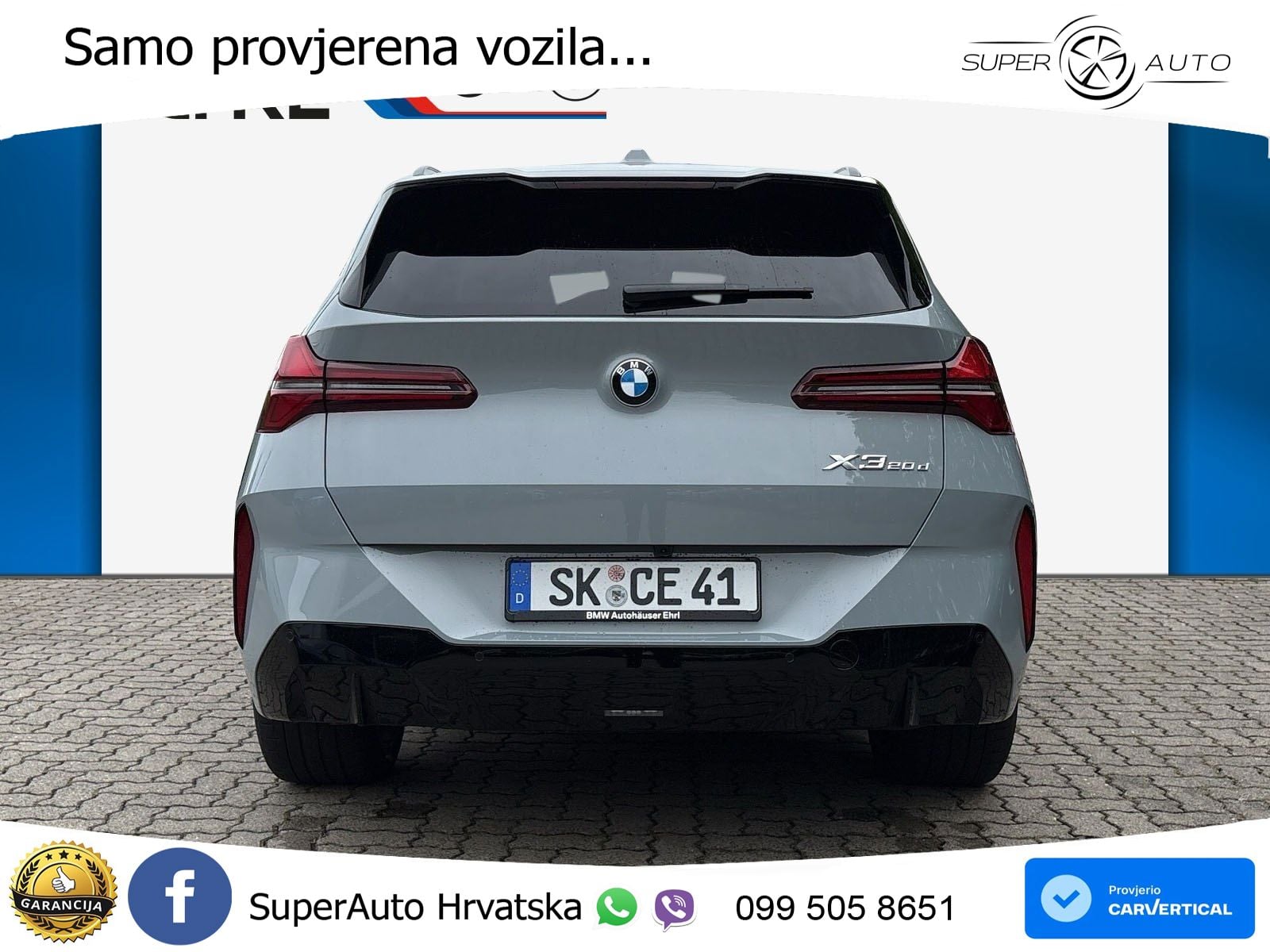 BMW X3 20d xDrive Steptronic M Sport LED+GR SJED+ACC