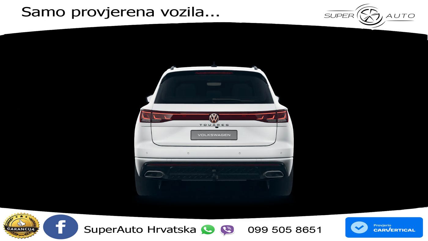 Volkswagen Touareg 3.0 V6 TDI (286 KS) 4MOTION Tiptronic ZRAČNI+ACC+4xGR SJED+KAM