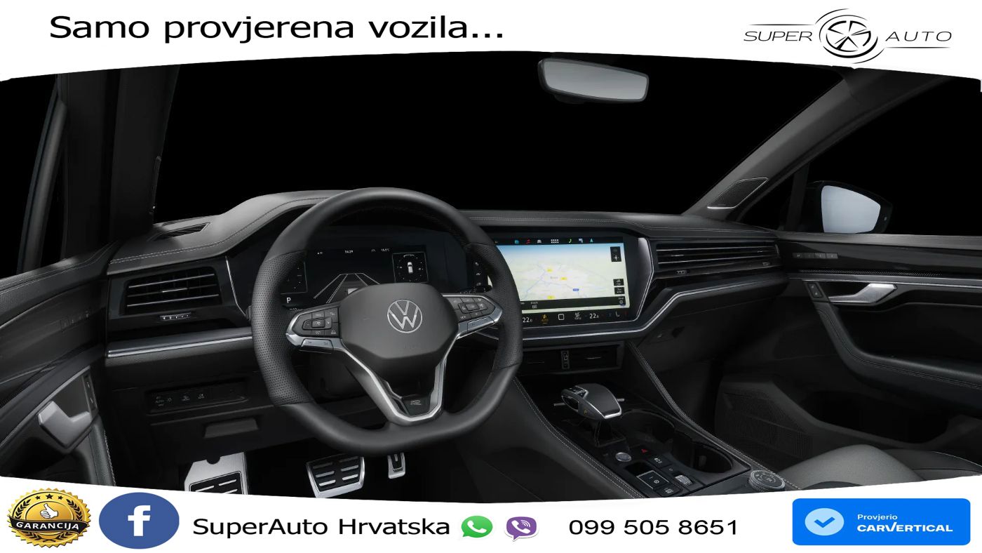 Volkswagen Touareg 3.0 V6 TDI (286 KS) 4MOTION Tiptronic ZRAČNI+ACC+4xGR SJED+KAM