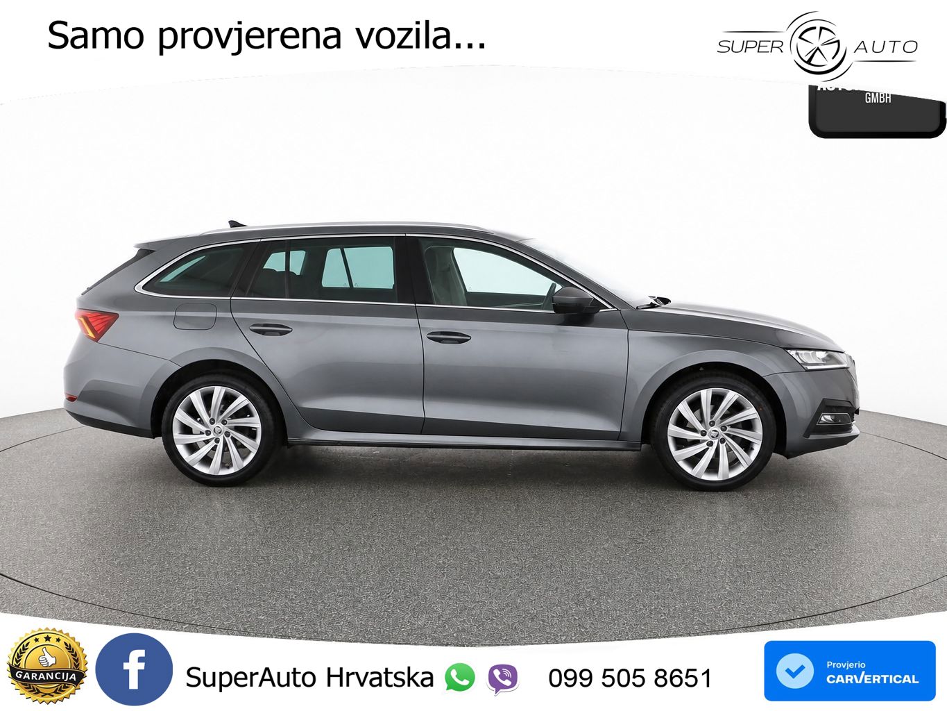 Škoda Octavia Combi 2.0 TDI (150 KS) DSG LED+GR SJED+ACC