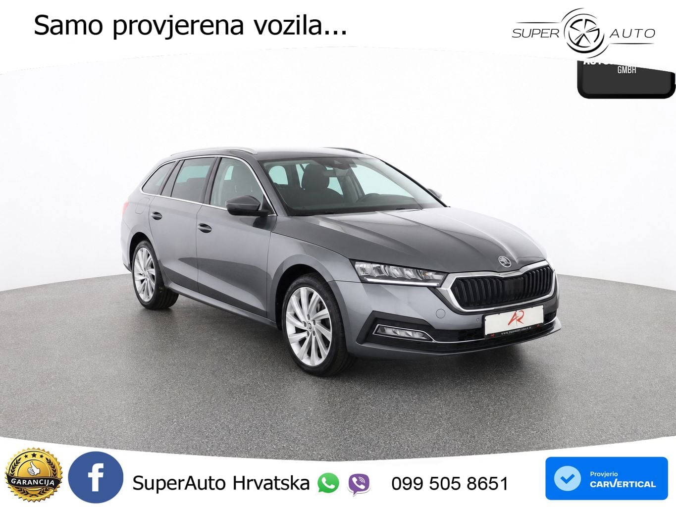 Škoda Octavia Combi 2.0 TDI (150 KS) DSG LED+GR SJED+ACC