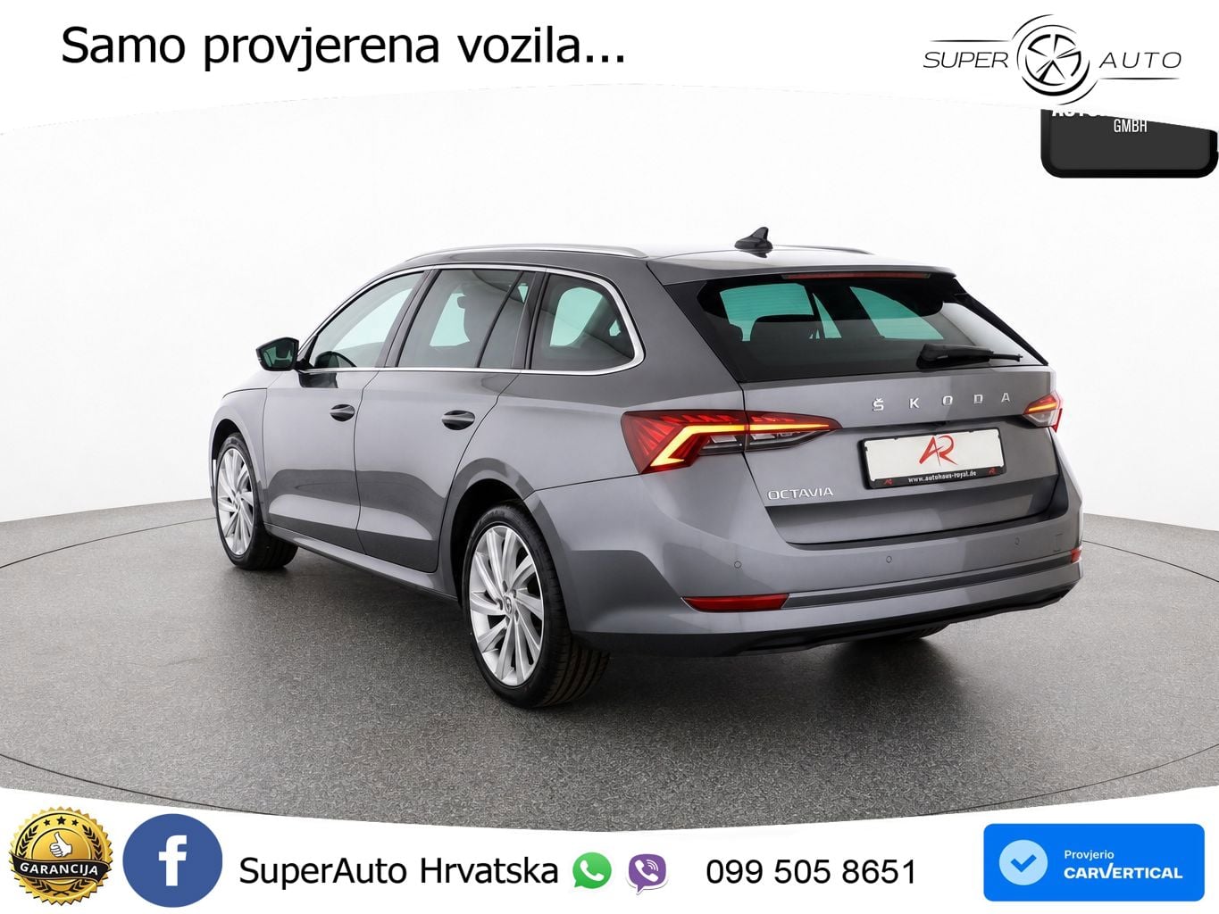 Škoda Octavia Combi 2.0 TDI (150 KS) DSG LED+GR SJED+ACC