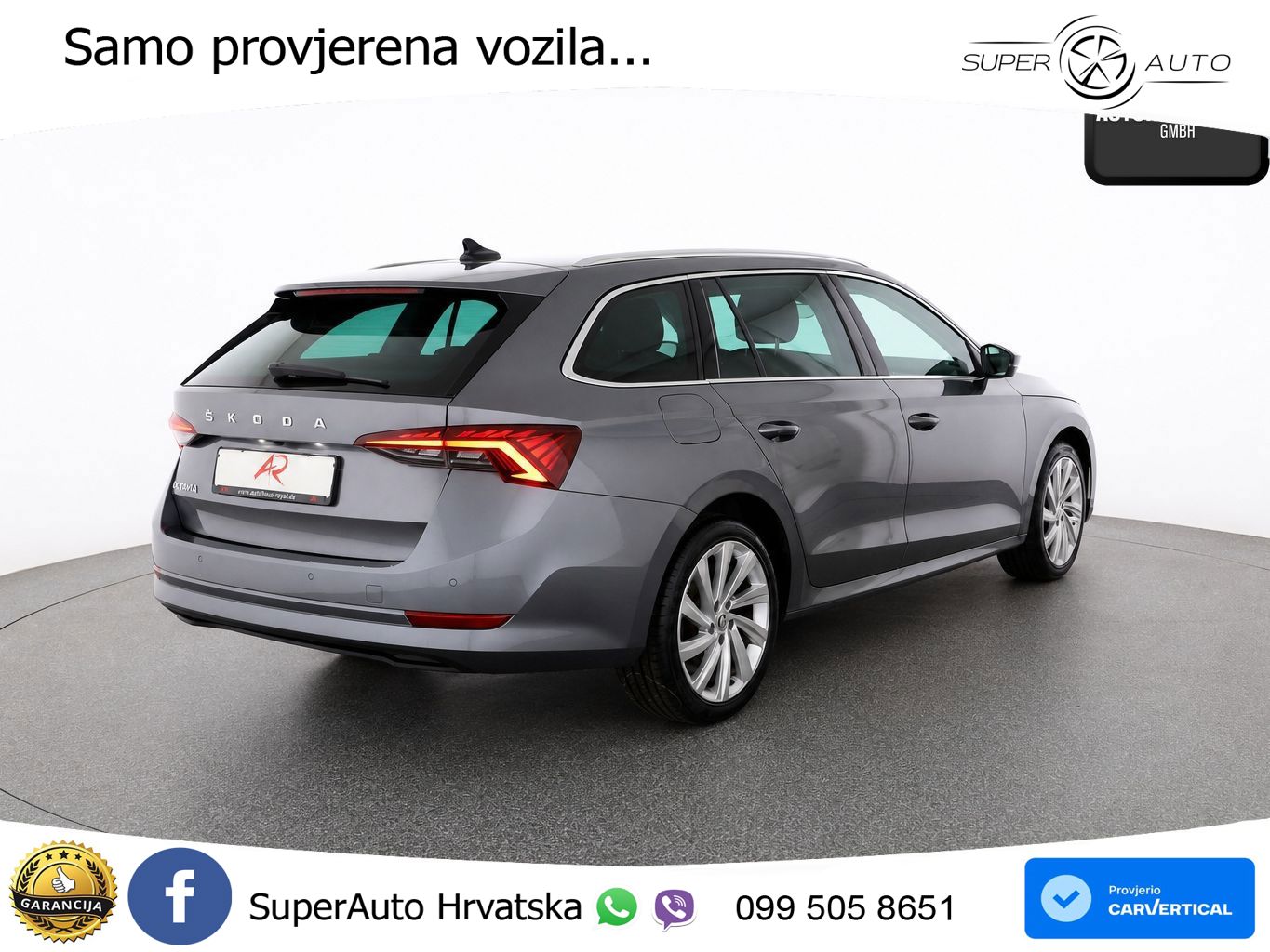 Škoda Octavia Combi 2.0 TDI (150 KS) DSG LED+GR SJED+ACC