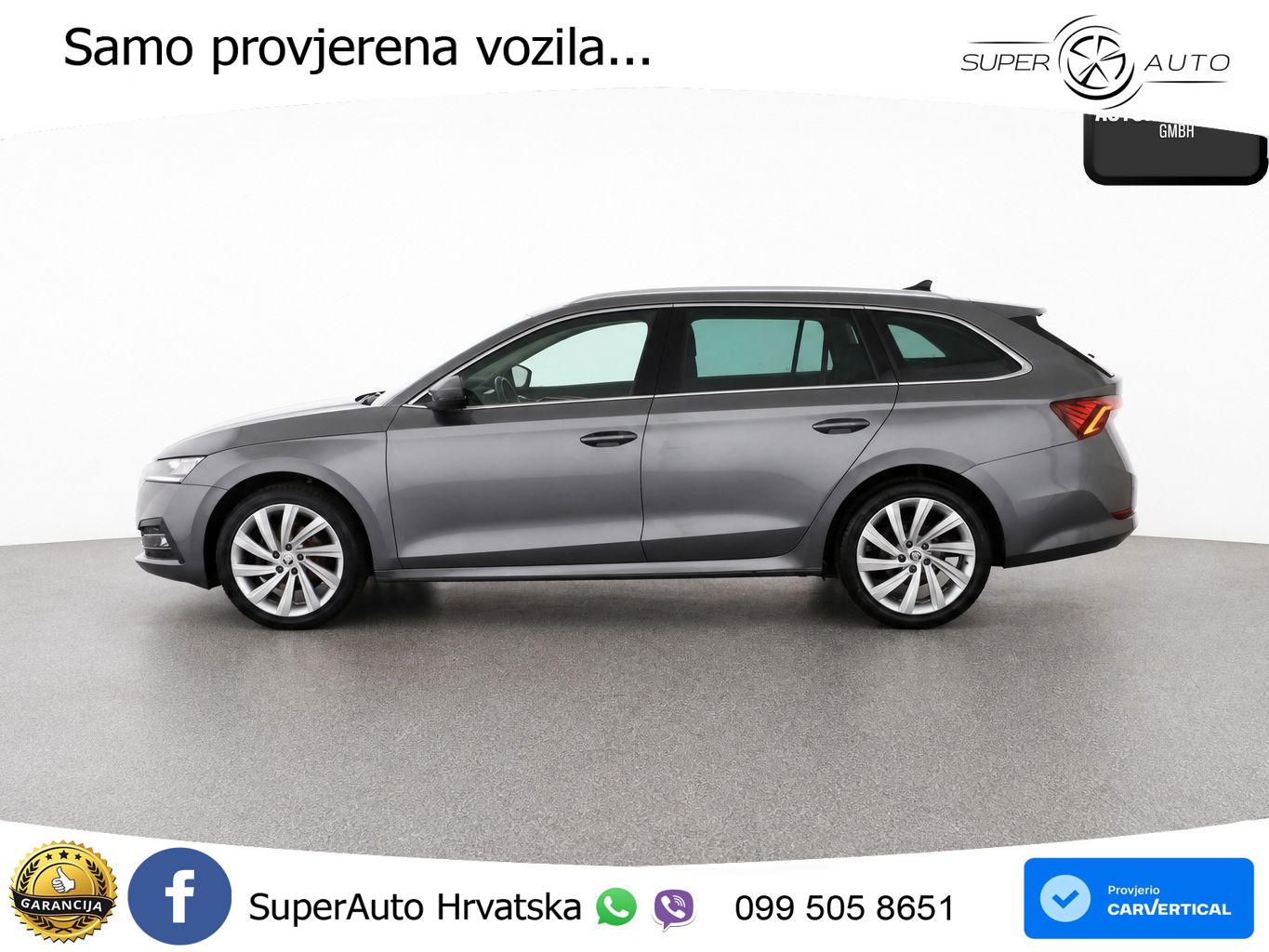 Škoda Octavia Combi 2.0 TDI (150 KS) DSG LED+GR SJED+ACC