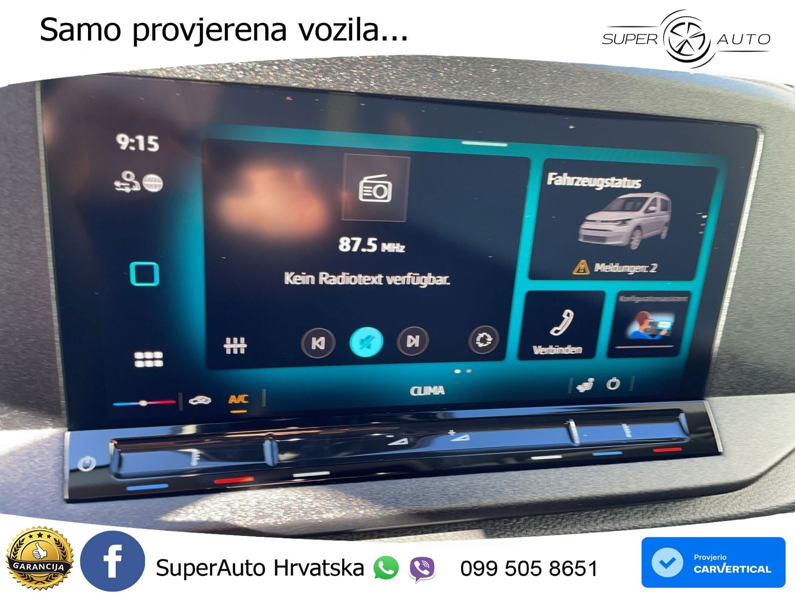 Volkswagen Caddy Maxi Cargo 2.0 TDI Kasten  AHK PDC Tempo K 102 KS