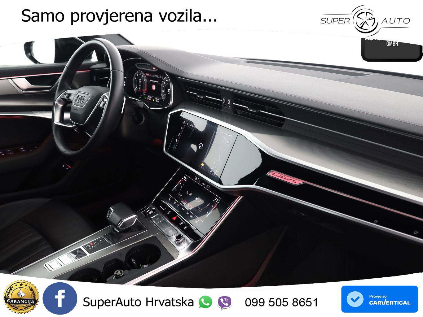 Audi A6 50 TFSIe (299 KS) quattro ultra S tronic LED+GR SJED+ACC